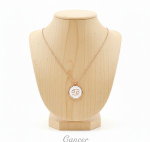 Rudra Gems Custom Made High Quality 925 Sterling Silver <b>Zodiac</b> Sign Charm <b>Necklace</b> Rose <b>Gold</b> Plated Luxury Men's 6 Gram Gift - Product Image 1