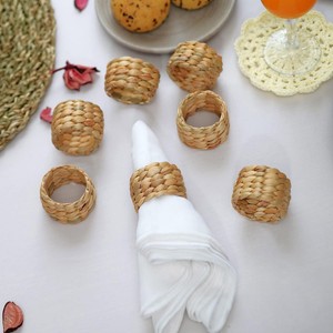 Décor de dîner ronds de serviette uniques anneau de jacinthe d'eau de meilleure qualité pour les serviettes produites au Vietnam - Product Image 6