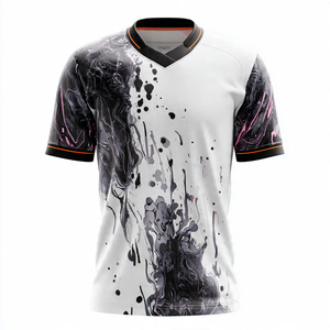 เสื้อฟุตบอลแบบซับลิเมชั่น โพลีเอสเตอร์ 100% เสื้อฟุตบอลสำหรับผู้ใหญ่ พิมพ์ลายเสื้อฟุตบอล - Product Image 1