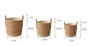 Cesta de almacenamiento de jacinto de agua de lujo de Vietnam elegante, ecológica y versátil para las necesidades de organización y almacenamiento del hogar - Product Image 6