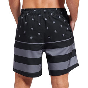 Pantalones cortos de playa para hombre ligeros de 220 GSM cómodos de calidad superior con pantalones cortos de playa para hombre de poliéster 100% - Product Image 4