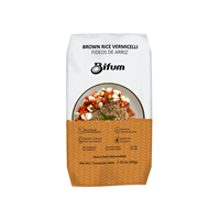 Bifum Brazil 1-Pack Premium High Fiber Brown Rice Vermicelli Noodles 2-Minute Instant Ready Dried Bag