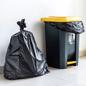 Meilleur prix haute qualité 100*120cm PE plastique sac poubelle sécurité poubelle doublures qualité produits ménagers emballage - Product Image 5