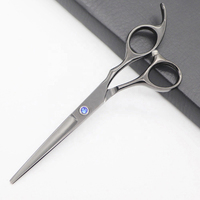Kit de barbier professionnel de haute qualité en acier inoxydable durable avec un ensemble de ciseaux et de ciseaux à cheveux
