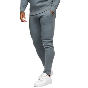 Survêtement de sport avec logo personnalisé pour hommes, vêtements d'entraînement respirants, de jogging à séchage rapide, vêtements de sport avec poches zippées, automne décontracté - Product Image 2