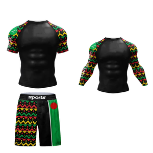 Rashguard Anti-UV para Surf y BJJ Sin Gi para Hombre, Ropa de Combate Personalizable de Manga Larga Transpirable de Spandex/Poliéster para Fitness y Artes Marciales - Product Image 3