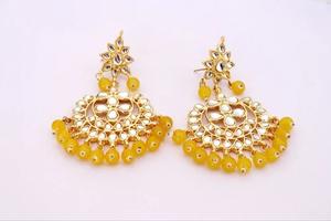 <b>Indian</b> Manufacturer Mother of Pearl Alloy Pearl Gold Plated Multi Color Ethnic Kundan <b>Choker</b> <b>Necklace</b> Bridal Fashion Jewelry - Product Image 3