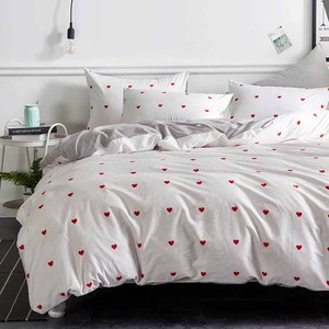 Parure de draps en microfibre qualité hôtelière King Size 100% coton, imprimée sur mesure, thérapie par la perlage pour adultes, unie - Product Image 3
