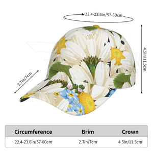 Último diseño sostenible clásico impreso gorras de béisbol mejor calidad al por mayor impreso sombrero de béisbol - Product Image 6