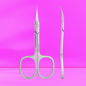 Ciseaux à manucure professionnels 3PRO 18 mm Lames droites et courbes en acier inoxydable Ciseaux à ongles - Product Image 3