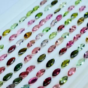 พลอยทัวร์มาลีนธรรมชาติขนาด5x10มม. อัญมณีกึ่งมีค่าสำหรับทำเครื่องประดับ - Product Image 3