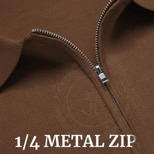 Chaqueta de Moda para Hombre, Color Sólido, con Cierre de Cremallera de un Cuarto, Transpirable, Ecológica, de Alta Calidad, Hecha en Pakistán - Product Image 4