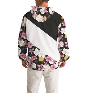 Vente en gros de vestes coupe-vent imperméables logo personnalisé coupe-vent pour hommes veste légère en nylon pour extérieur sublimation pour hommes - Product Image 6