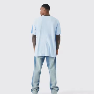 Camiseta de gran tamaño cuadrada en blanco de alta calidad, ropa de calle, camiseta para hombre, camiseta personalizada con logotipo gráfico para hombre - Product Image 5