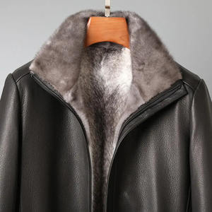Ventes en gros de manteaux d'hiver grande taille, parkas décontractés coupe-vent pour hommes, manteaux longs, vestes en cuir pour hommes - Product Image 4
