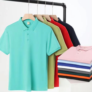 Men's Summer Business Casual Short Sleeve Golf Knitted T-<b>Shirt</b> Breathable <b>Polo</b> <b>Shirts</b> Embroidered Print Solid <b>polo</b> <b>shirts</b> - Product Image 1