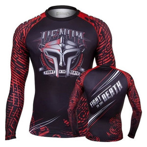 Transpirable BJJ Rash Guards para MMA Gym Training Personalizado HD Imprimir Sublimada Camisa Jiu Jitsu Kimono de Jiu Jitsu - Product Image 2