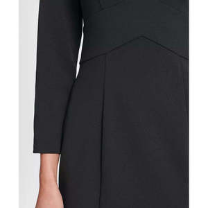 Abito tubino nero da donna DKNY, comodo, a maniche lunghe, stile impero, taglia 8 - per l'ufficio - Product Image 2