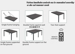 Pergola en <span class=keywords><strong>aluminium</strong></span> pour extérieur, toit à lamelles réglables, imperméable, motorisée, gazebo <span class=keywords><strong>de</strong></span> <span class=keywords><strong>jardin</strong></span>, pergola extérieure <span class=keywords><strong>de</strong></span> luxe personnalisée en <span class=keywords><strong>aluminium</strong></span> - Product Image 5