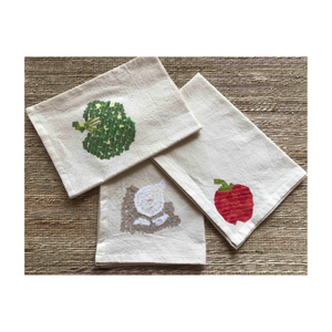 Toalla de Cocina de Golf Bordada con Vegetales Naturales, 40x65cm, 300GSM, Costura Duradera, Ideal para Cafeterías, Hoteles, Minoristas y Exportadores - Product Image 1