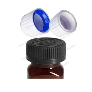 Bouchon en plastique 25mm, 28mm, 33mm, bouchon résistant aux enfants, capuchon côtelé en polypropylène pour bouteille de pilule, bouteille de médicament - Product Image 3