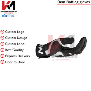 Original Short Cuff Batting Gloves <b>Sports</b> Baseball Premium Grip Protection Gloves Wholesale Price Oem Printing Badging - Product Image 6