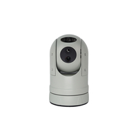 Caméra PTZ thermique à imagerie infrarouge et lumière visible avec suivi IA 24h/24 pour petits bateaux