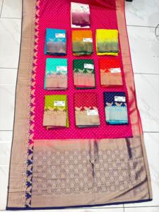 Saree en nylon traditionnel moderne pour les fêtes Diwali Proms avec un drapé facile et une brise légère charmante pour l'élégance - Product Image 3