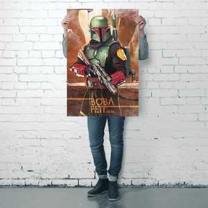 Affiche de style moderne The Mandalorian avec Boba Fett pour décoration murale - Product Image 2