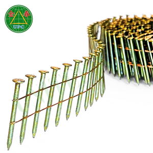 Heavy-Duty 1-3/4 inch Steel Coil <b>Nails</b> Smooth & Ring Shank, Rust-Resistant Finish for Long-Lasting Performance - Product Image 3