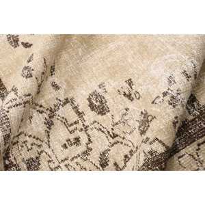 6x9.4 ft Rug, Large Vintage Rug, <b>Brown</b> Patchwork Rug - Product Image 4