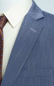 Costume élégant et tendance pour homme en laine peignée, coupe ajustée de qualité supérieure, anti-froissement, style américain, tenue formelle moderne pour les fêtes - Product Image 3