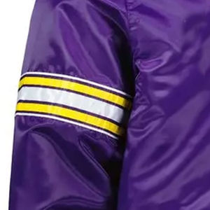 Chaqueta de béisbol Letterman de buen aspecto, prendas de vestir, chaqueta Varsity de estilo informal para hombres, chaqueta Varsity de satén blanco completo para hombres - Product Image 5