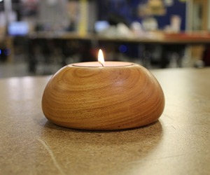 WOODEN Indoor/outdoor decor <b>TEA</b> <b>LIGHT</b> - Product Image 1