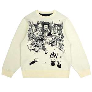 Pull Offre Spéciale respirant pour hommes Street Casual Pull pour hommes Pull en tricot à col rond pour hommes - Product Image 4