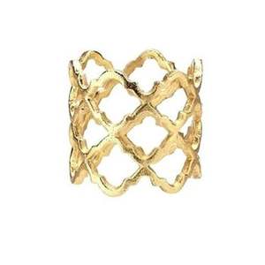 Rond de serviette en cuivre conception d'ananas forme personnalisée en métal fait à la main vaisselle de taille moyenne anneau de serviette pour un repas élégant - Product Image 3