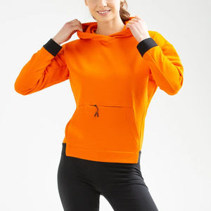 Sudaderas con Cierre Personalizadas, Hechas a Medida, 100% Algodón Transpirable, Sudaderas Cortas con Cierre y Cuello Alto para Mujer, al Mejor Precio y Alta Calidad - Product Image 1