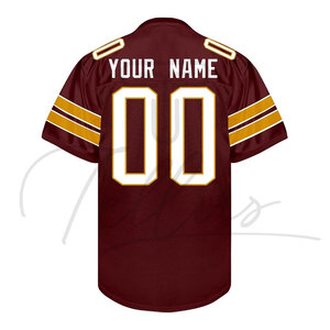 Camisetas de Fútbol Americano Juveniles Ligeras y Transpirables, Mejor Oferta, Logotipo Personalizado, Equipos OEM, Camisetas de Fútbol Americano al por Mayor - Product Image 2