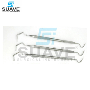 Herramienta Dental de acero inoxidable de 10 piezas, juego de sonda exploradora de higiene para limpieza de dientes de dentista por INSTRUMENTOS SUAVE - Product Image 5