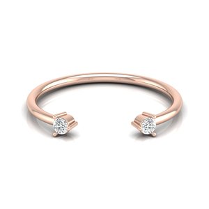 Anillo de Diamantes Cultivados en Laboratorio con Oro Rosa de 18k de Ishi Diamonds - Product Image 1