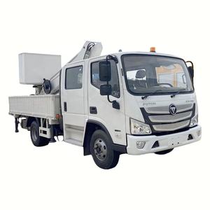 Camioneta Foton <span class=keywords><strong>de</strong></span> Doble Cabina con Elevador Hidráulico <span class=keywords><strong>de</strong></span> 21 m, Grúa <span class=keywords><strong>de</strong></span> Elevación, Plataforma Elevadora, Camión <span class=keywords><strong>de</strong></span> Trabajo con Plataforma - Product Image 1