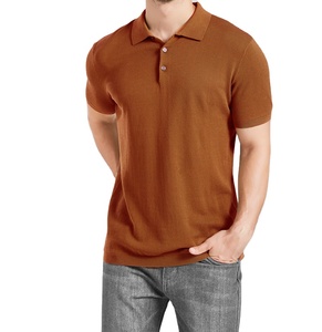 Chemise polo pour homme sur mesure, en coton respirant, décontractée chic, logo brodé, col chemise, taille plus, chemises polo imprimées - Product Image 1
