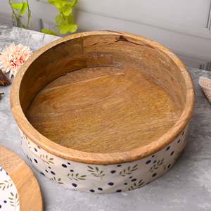 Nordic Luxury <b>Large</b> Smooth Finished Aluminium Casserole Flower-Design Hot <b>Pot</b> Food Warmer for Home Cooking - Product Image 4