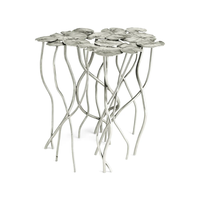 Banc de luxe en forme de papillon Ginkgo, base en métal artistique, rembourré avec un motif botanique, écologique, longueur de 120 cm pour une utilisation au bureau
