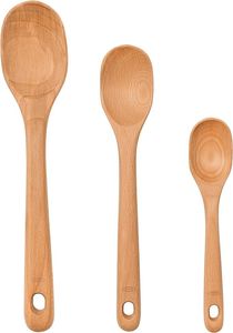 SUPER Natural Teak Or Acacia Wooden <b>Kitchen</b> <b>Utensils</b> Set With Spoon Rest Wooden Cooking Spoons Set and <b>Utensils</b> <b>Holder</b> - Product Image 3