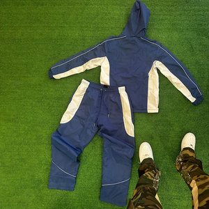 2024 Trending Men's Custom Nylon Track Suits 2-Piece Baggy Sweat <b>Pants</b> and Cargo <b>Pants</b> Set Customizable to Fit Perfectly - Product Image 6