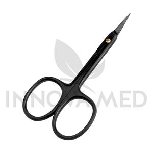 Tijeras Profesionales para Manicura con Hoja Curva, Cortacutículas de Acero Inoxidable para el Cuidado de las Uñas, Herramienta de Salón, Venta al Por Mayor - Product Image 3