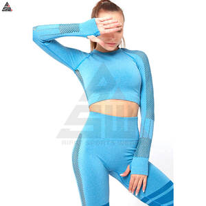 Vente flash Ensemble de yoga pour femmes de haute qualité avec legging taille haute et soutien-gorge de sport sans manches, vêtements de sport pour la salle de sport et le fitness - Product Image 5