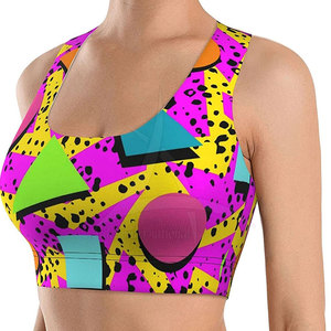Vêtements de sport pour femmes, soutien-gorge de sublimation, haute qualité, soutien léger, sans couture, respirant, séchage rapide, écologique - Product Image 3