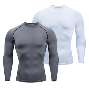 T-shirt de sport personnalisé 2026 de haute qualité pour hommes, à manches longues, respirant, anti-UV, sublimé, pour entraînement MMA - Product Image 2